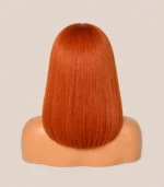Ginger Orange Straight Bob Wig - Image 4