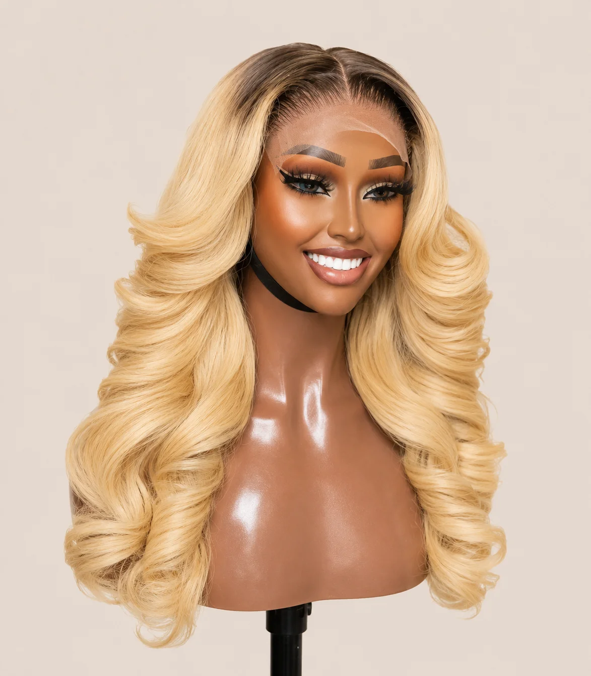 Glossy Blonde Wig Glossy Blonde Wig - Image 1