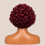 Burgundy Finger Wave Pixie Wig - Image 4